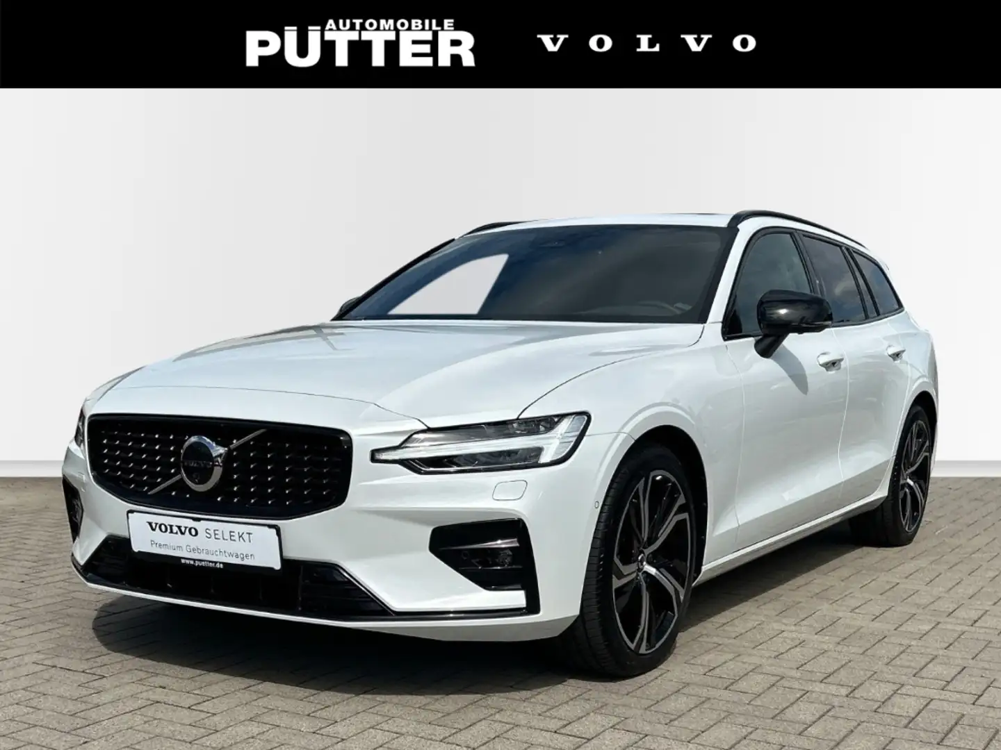 Volvo V60 B4 Benzin Plus Dark 19'' ACC HUD e-Sitze 360Kamera Weiß - 1