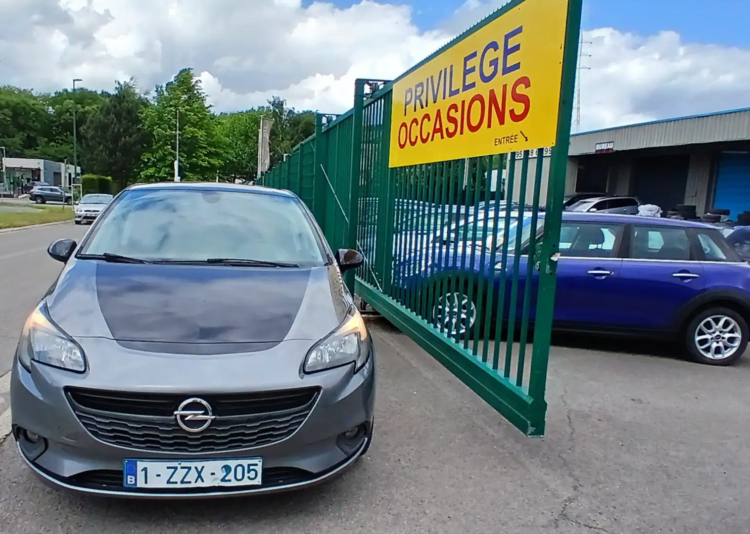 Opel Corsa 1.4i black Edition (EU6.2) gps airco j alu fin19 Gris - 1
