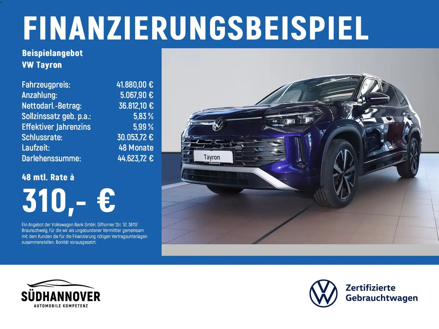 Volkswagen Tayron Elegance 1.5 eTSI DSG AHK+7-SITZE+NAVI Violett - 2