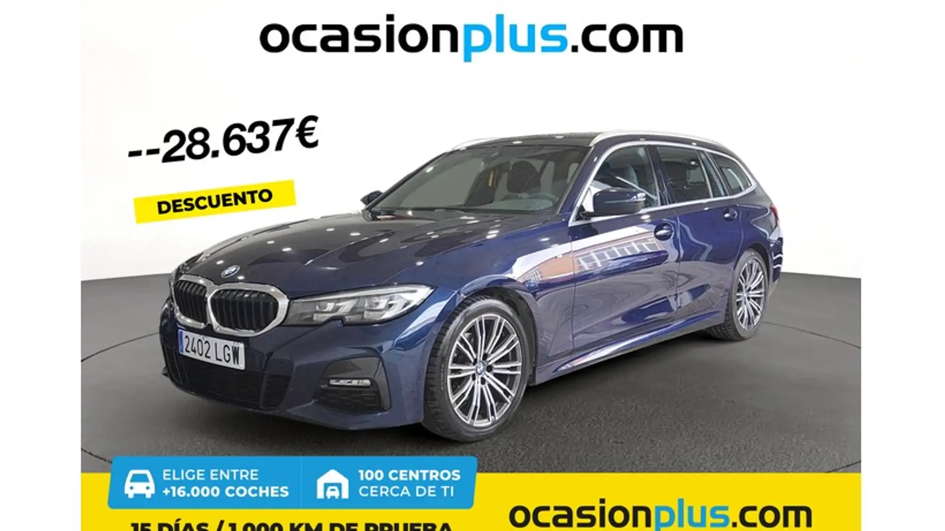 BMW 320 320dA Touring Azul - 1