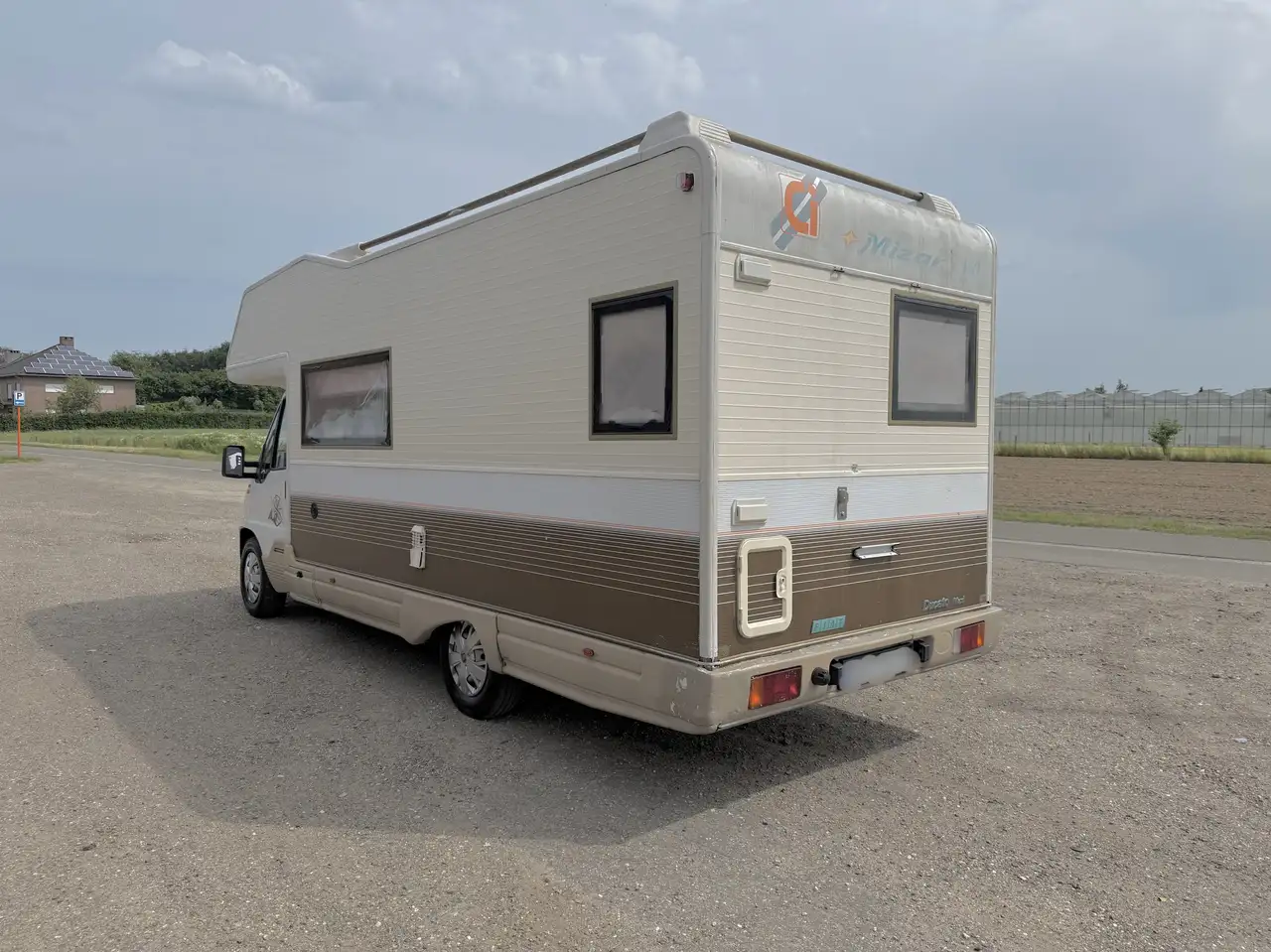 Fiat Ducato Mizar WC/DOUCHE Zonnepaneel Luifel, foto 3