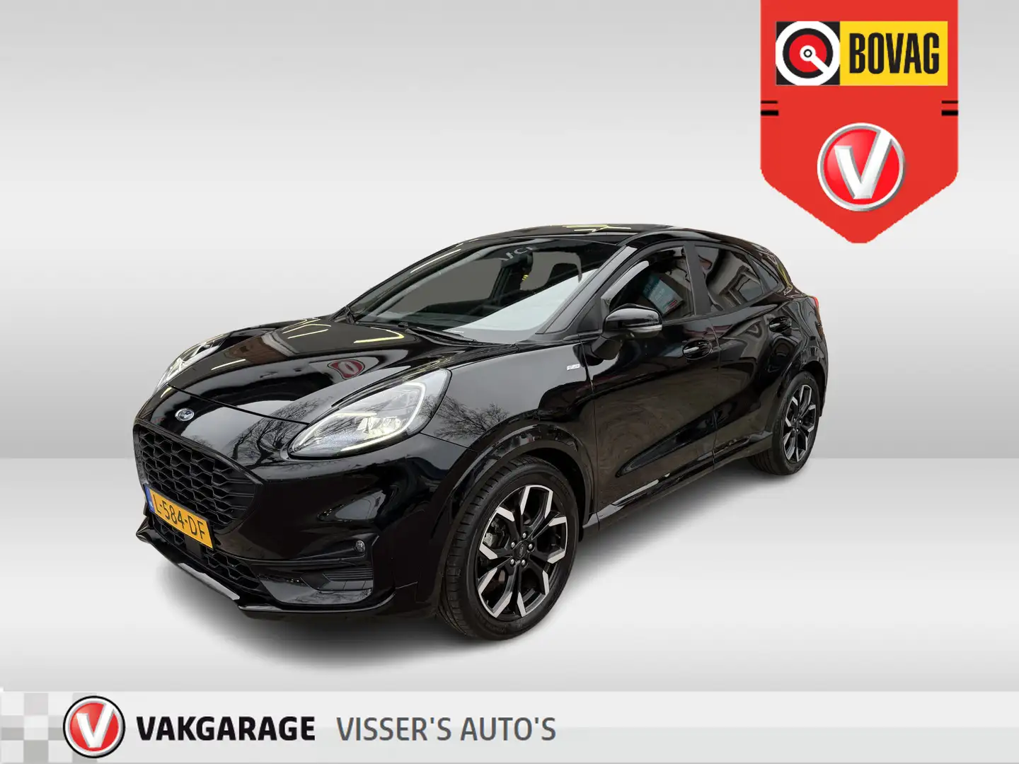 Ford Puma 1.0 EcoBoost Hybrid ST-Line X | airco |  B&O premi Zwart - 1