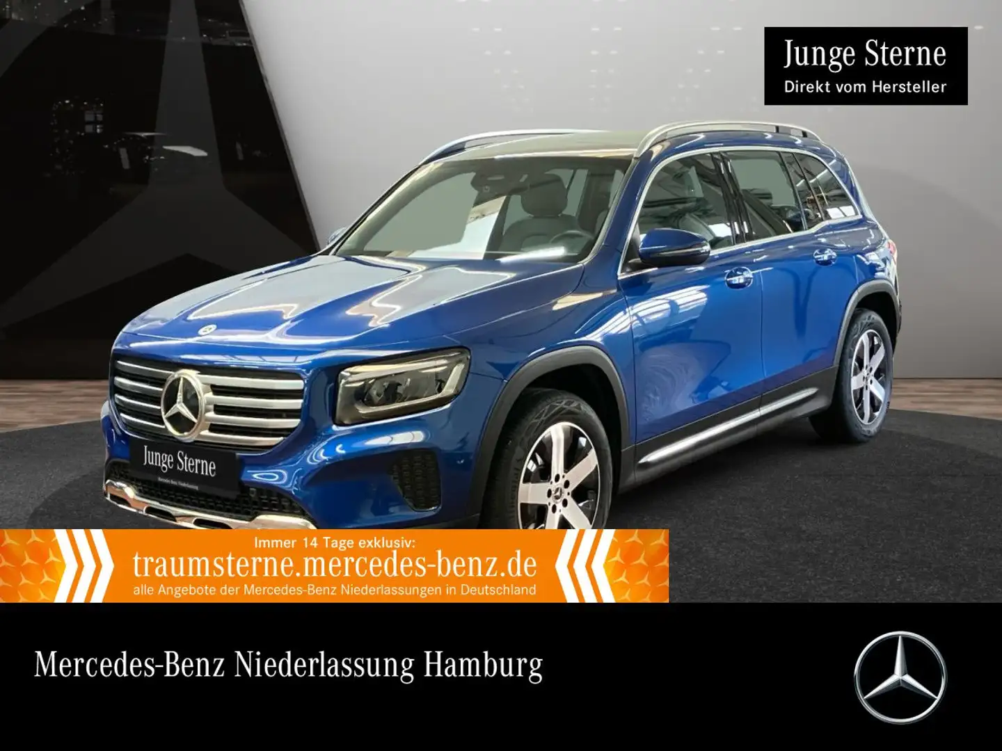 Mercedes-Benz GLB 200 d PROGRESSIVE+PANO+AHK+LED+KAMERA+KEYLESS Blau - 1