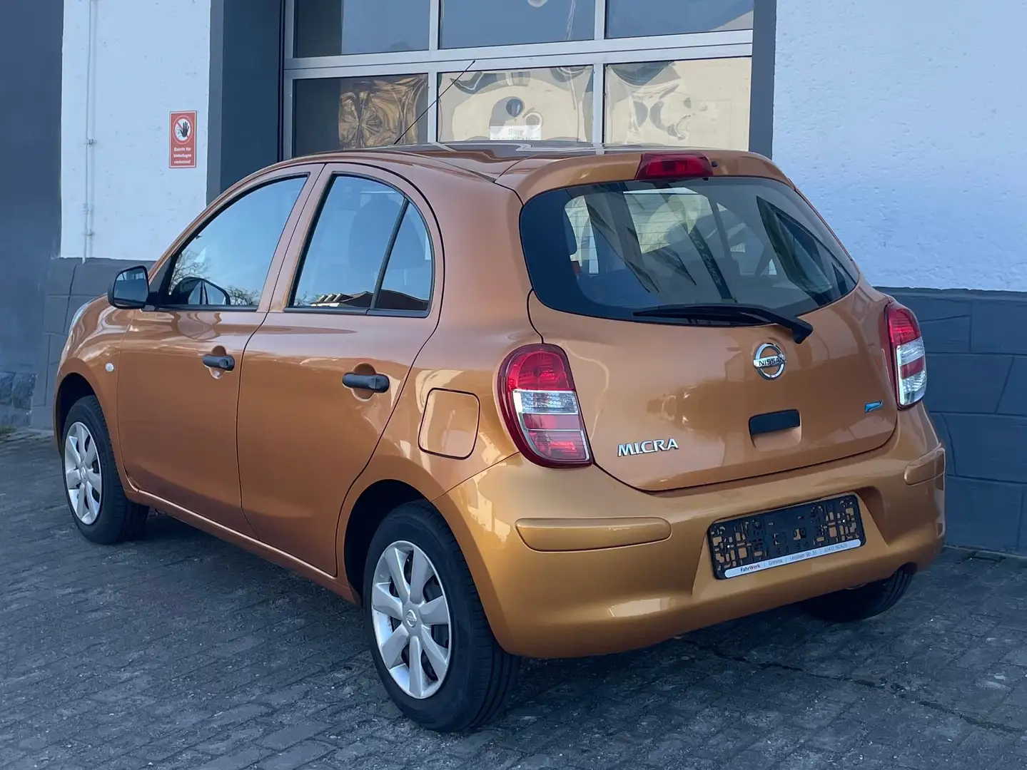 Nissan Micra Visia First Klima FH ZV BT Servo TÜV NEU Orange - 2