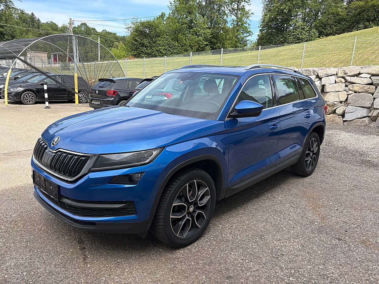 Skoda Kodiaq TSI DSG Style 125, SKY, 7 Sitzer, ACC, Spurw., DCC Blau - 2