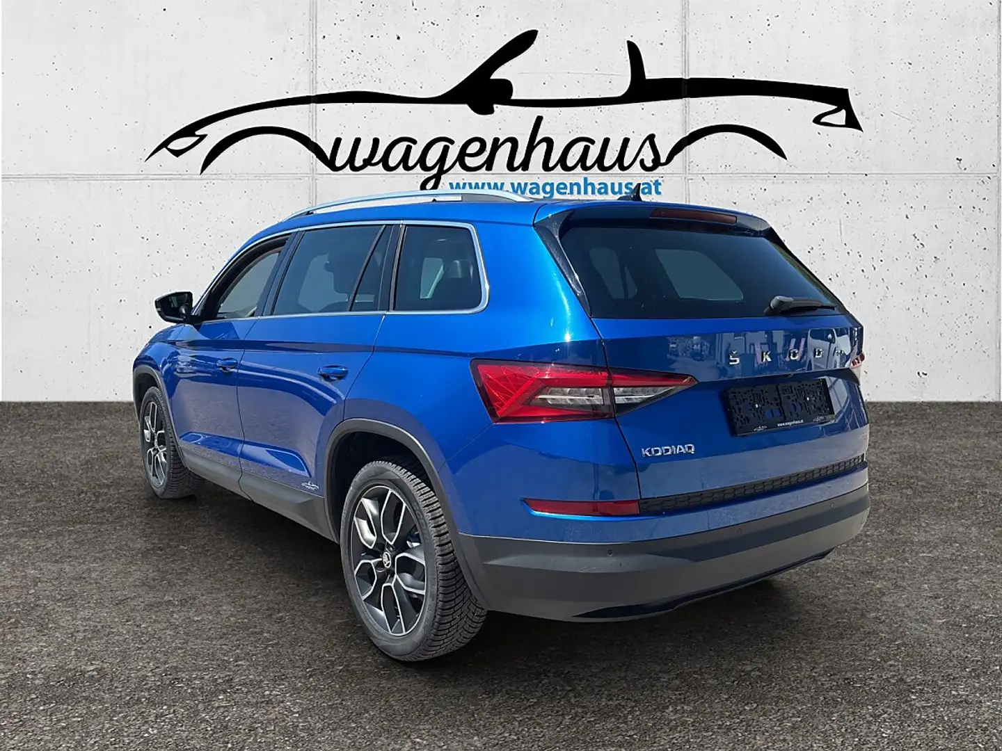 Skoda Kodiaq TSI DSG Style 125, SKY, 7 Sitzer, ACC, Spurw., DCC Blau - 2