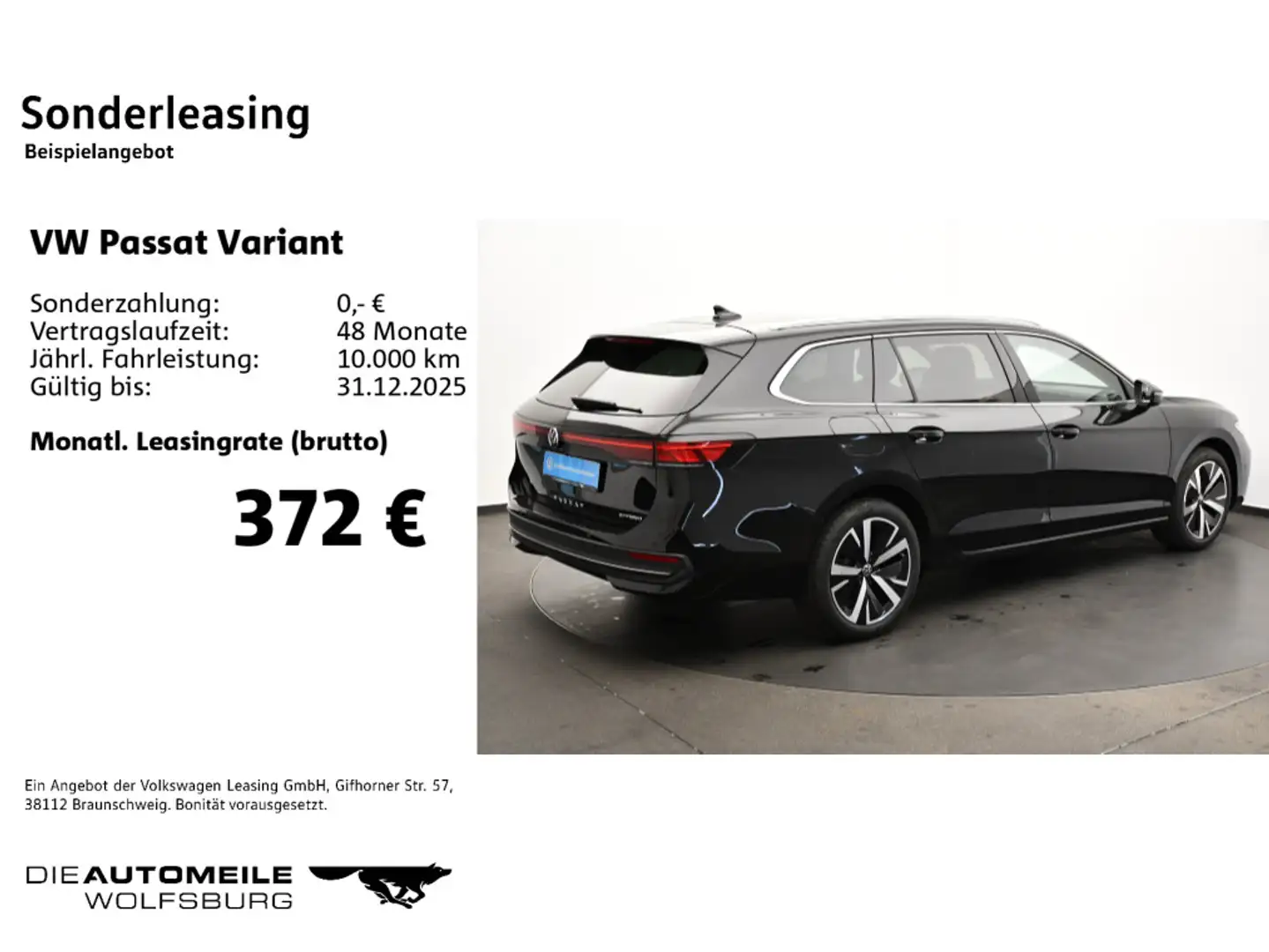 Volkswagen Passat Variant 1.5 eTSI Hybrid DSG Business LED/ Schwarz - 2