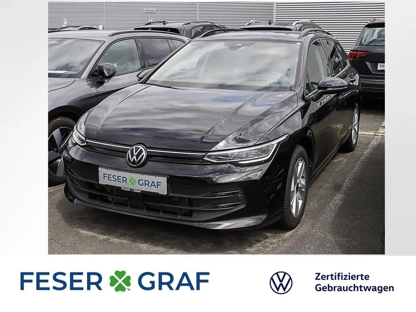 Volkswagen Golf 8 Variant Life 1.5 eTSI DSG Navi Kamera HUD LED Noir - 1