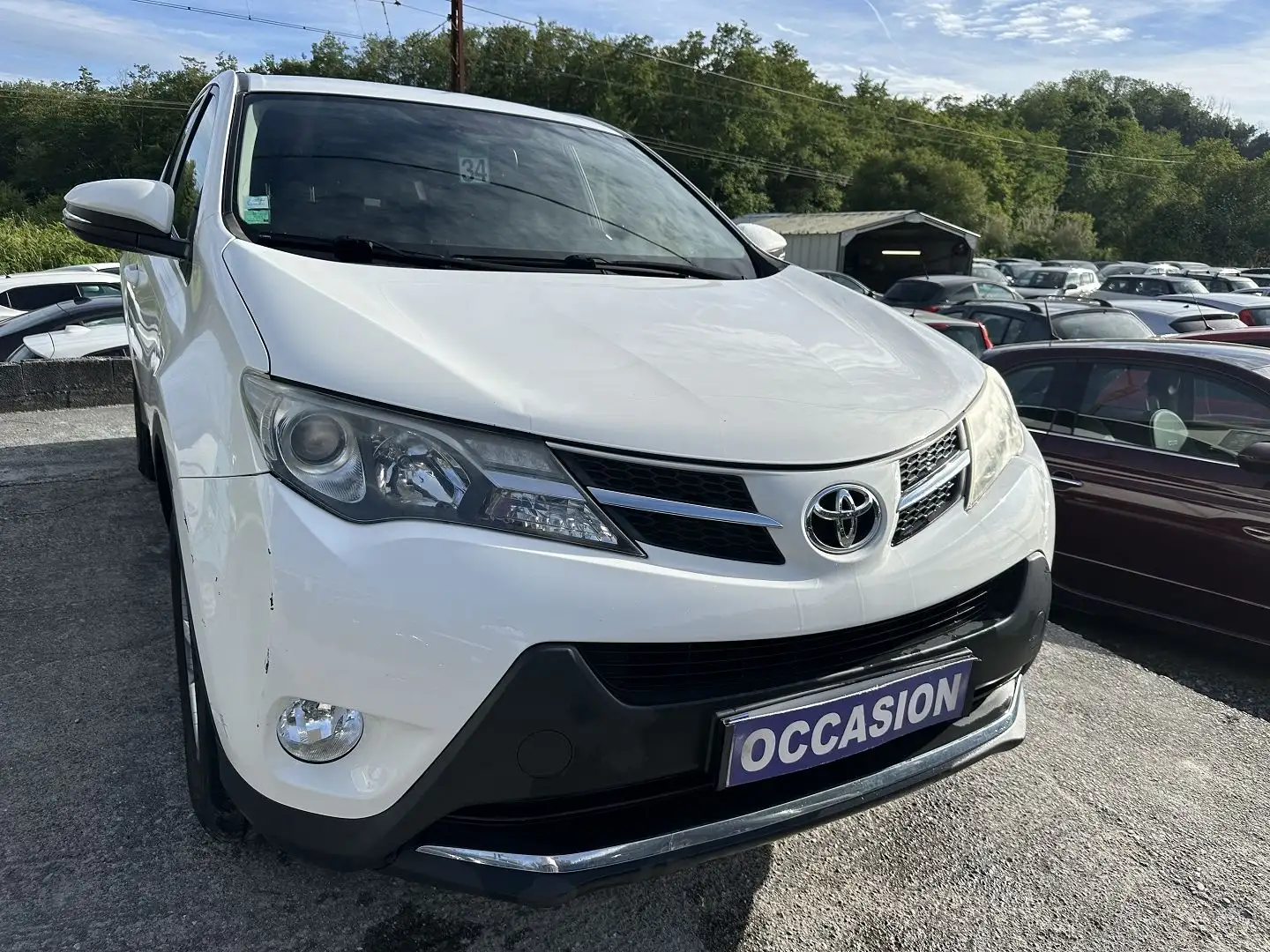 Toyota RAV 4 124 D-4D LIFE 2WD Blanc - 1