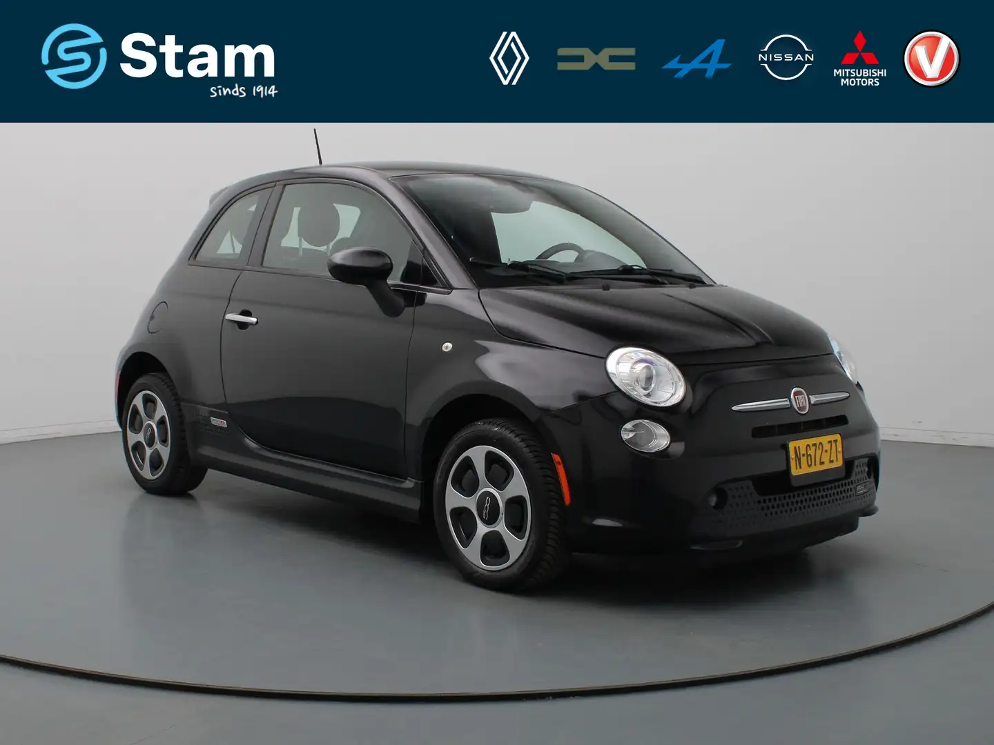 Fiat 500e 24kwh Climate | Cruise | Parkeersens. achter | Sto Чёрный - 1