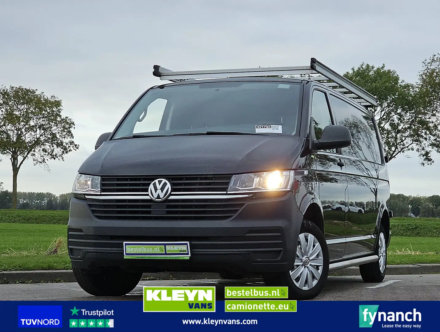 Volkswagen Transporter 2.0 TDI ac lang EURO6 Noir - 1