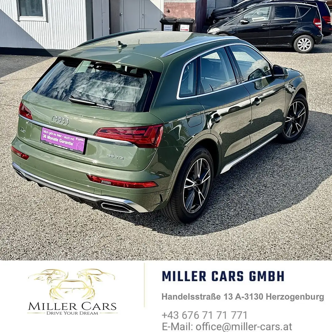 Audi Q5 35 TDI S-line S-tronic*Matrix*Virtual Cockpit* Grün - 2
