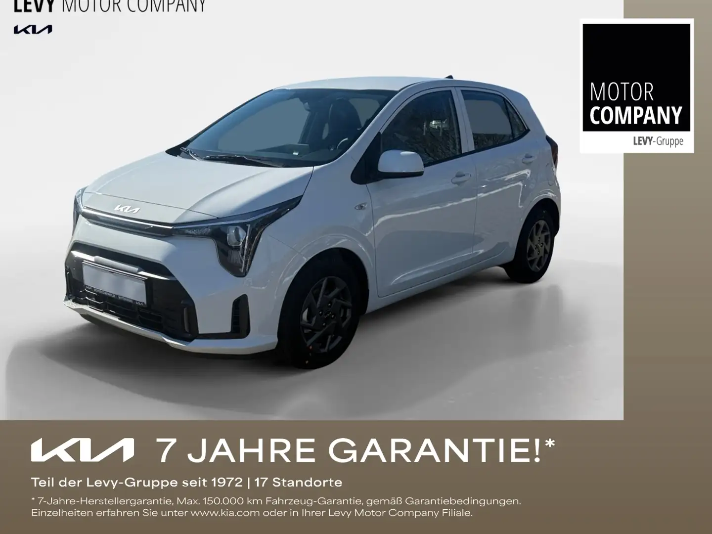 Kia Picanto 1.0 Vision +MY25+Navi+R.Kam+Sonderaktion+ Weiß - 1
