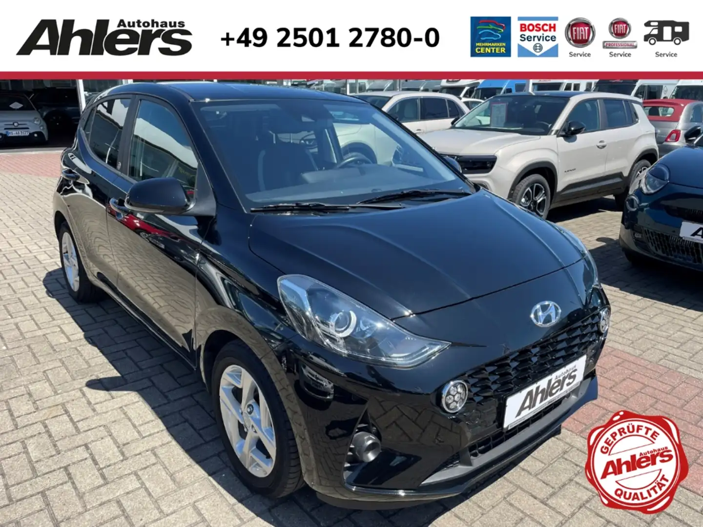 Hyundai i10 Edition 30+CARPLAY+8-FACH+SHZ+LHZ+KLIMA+ALU+ Schwarz - 1