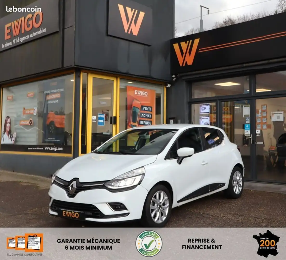 Renault Clio iv phase 3 0.9 tce 90 ch intens premiere main Blanc - 1