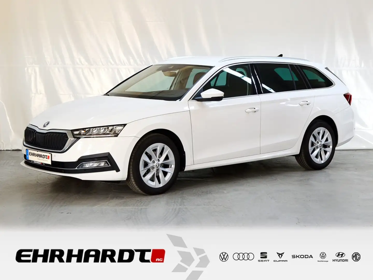 Skoda Octavia Combi 2.0 TDI DSG Style HUD*LED*NAV*SHZ*ACC*PDC... Weiß - 1