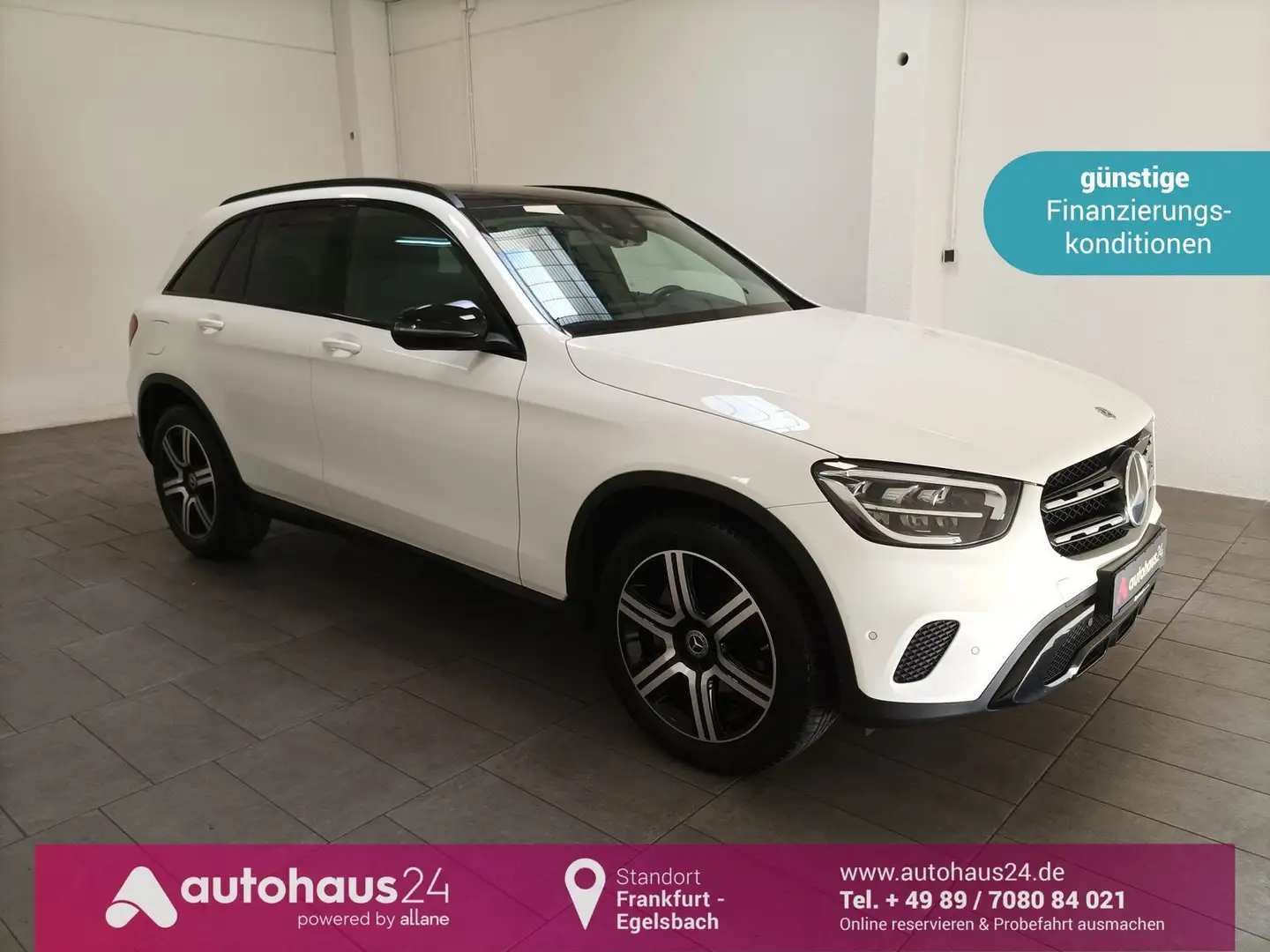 Mercedes-Benz GLC 220 d 4Matic   Pano|Navi|LED|Sitzhzg Weiß - 1