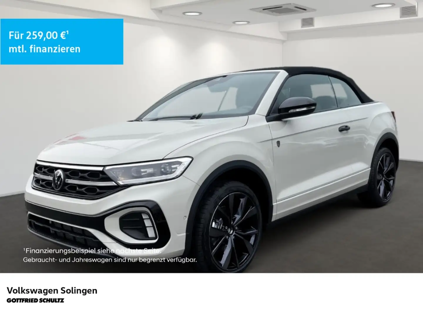 Volkswagen T-Roc Cabriolet 1.5l TSI DSG R-LINE EDITION LED LEDER Grau - 1