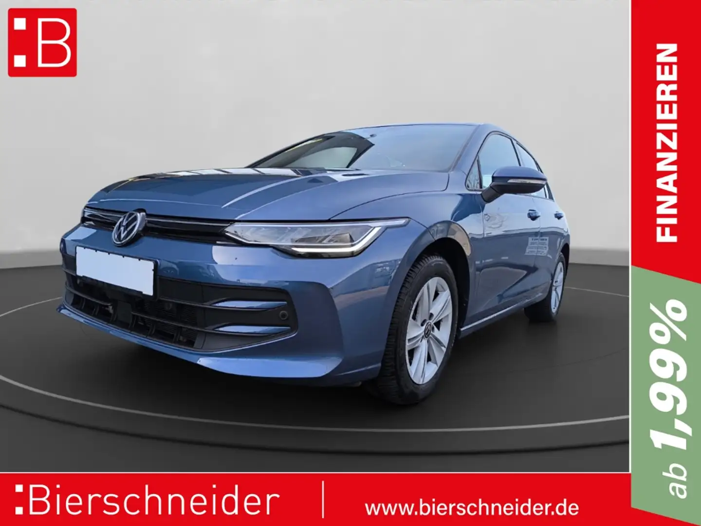 Volkswagen Golf 8 1.5 TSI NAVI AHK LED LENKRADHZG Blau - 1