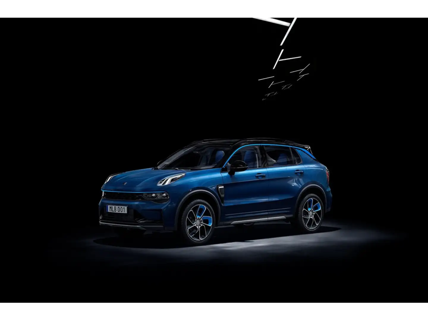 Lynk & Co 01 KEYLESS PDC SHZ MEMORY NAVI ACC LED PANO Bleu - 2