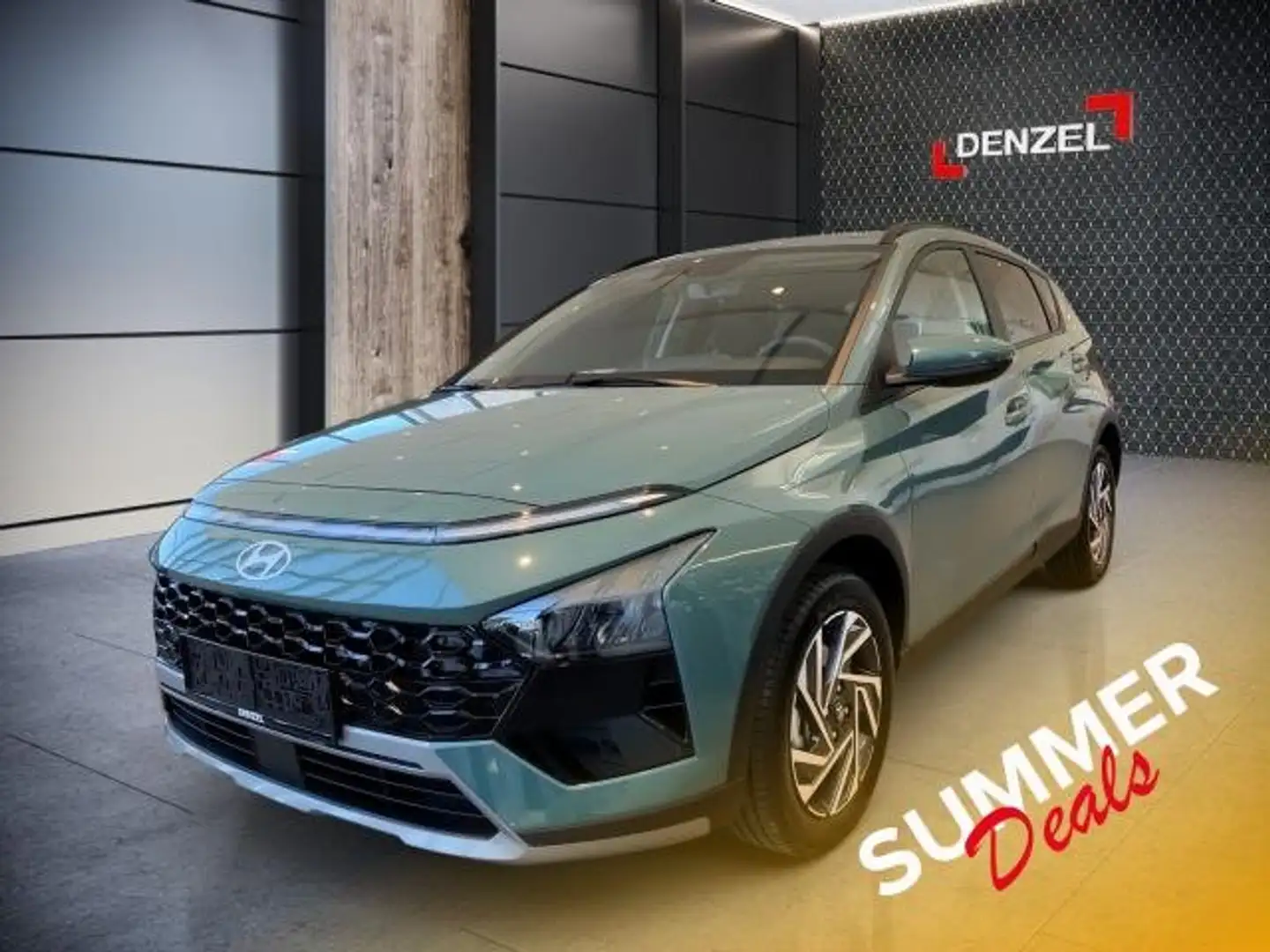 Hyundai BAYON GO Plus 1.0 T-GDI DCT Grün - 1