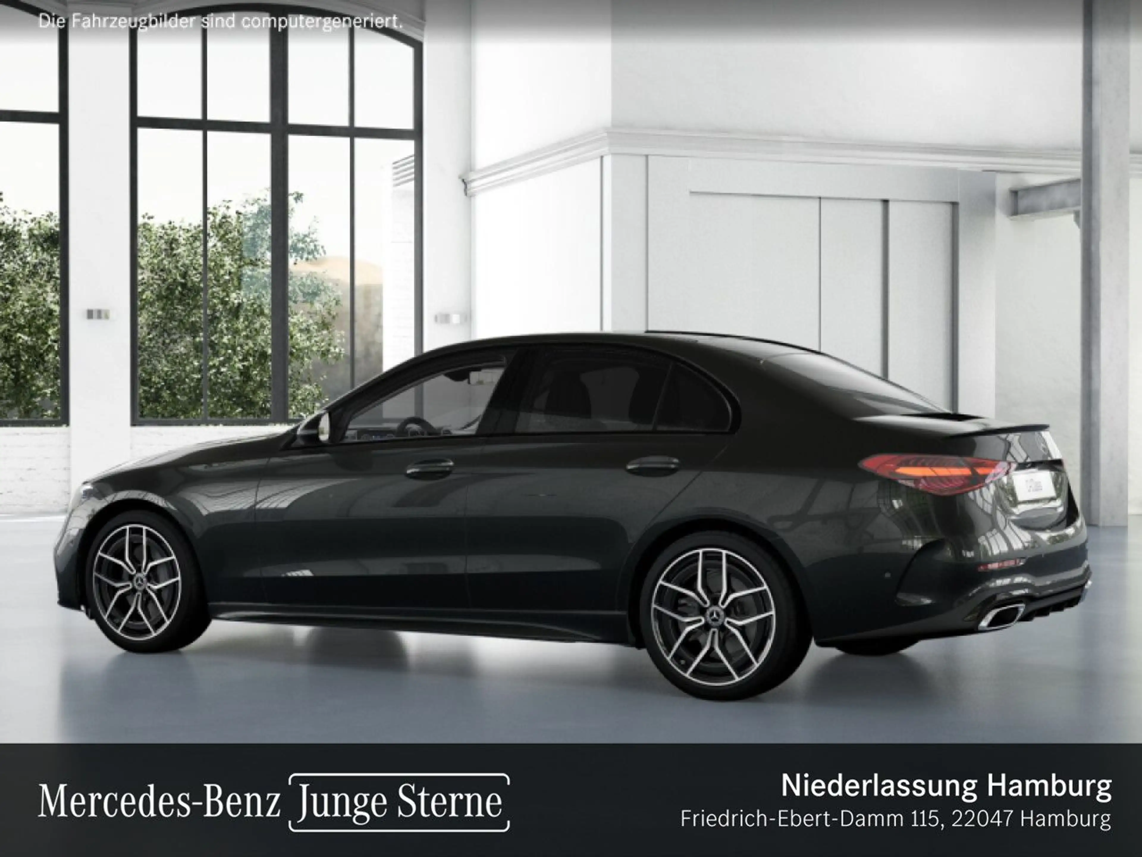 Mercedes-Benz C 180 AMG+NIGHT+LED+KAMERA+TOTW+KEYLESS+9G — photo 14