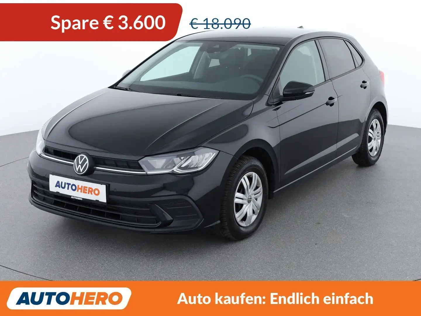 Volkswagen Polo 1.0 *CARPLAY&AUTO*SPUR*TEMPO* Schwarz - 1