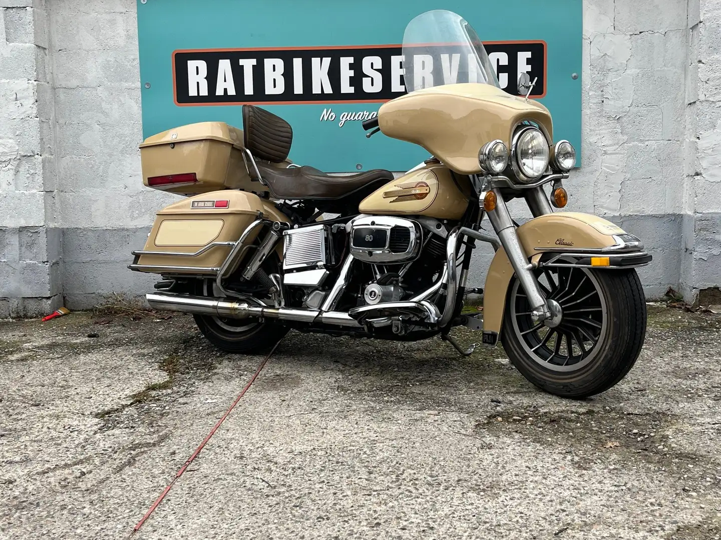 Harley-Davidson Electra Glide FLH 1340 - Shovelhead - 6500km !!!!!! Beige - 2