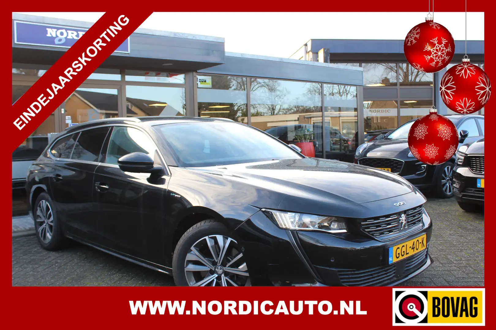 Peugeot 508 SW 1.6 PLUG IN HYBRID BLUE LEASE ALLURE / NAVIGATI Zwart - 1