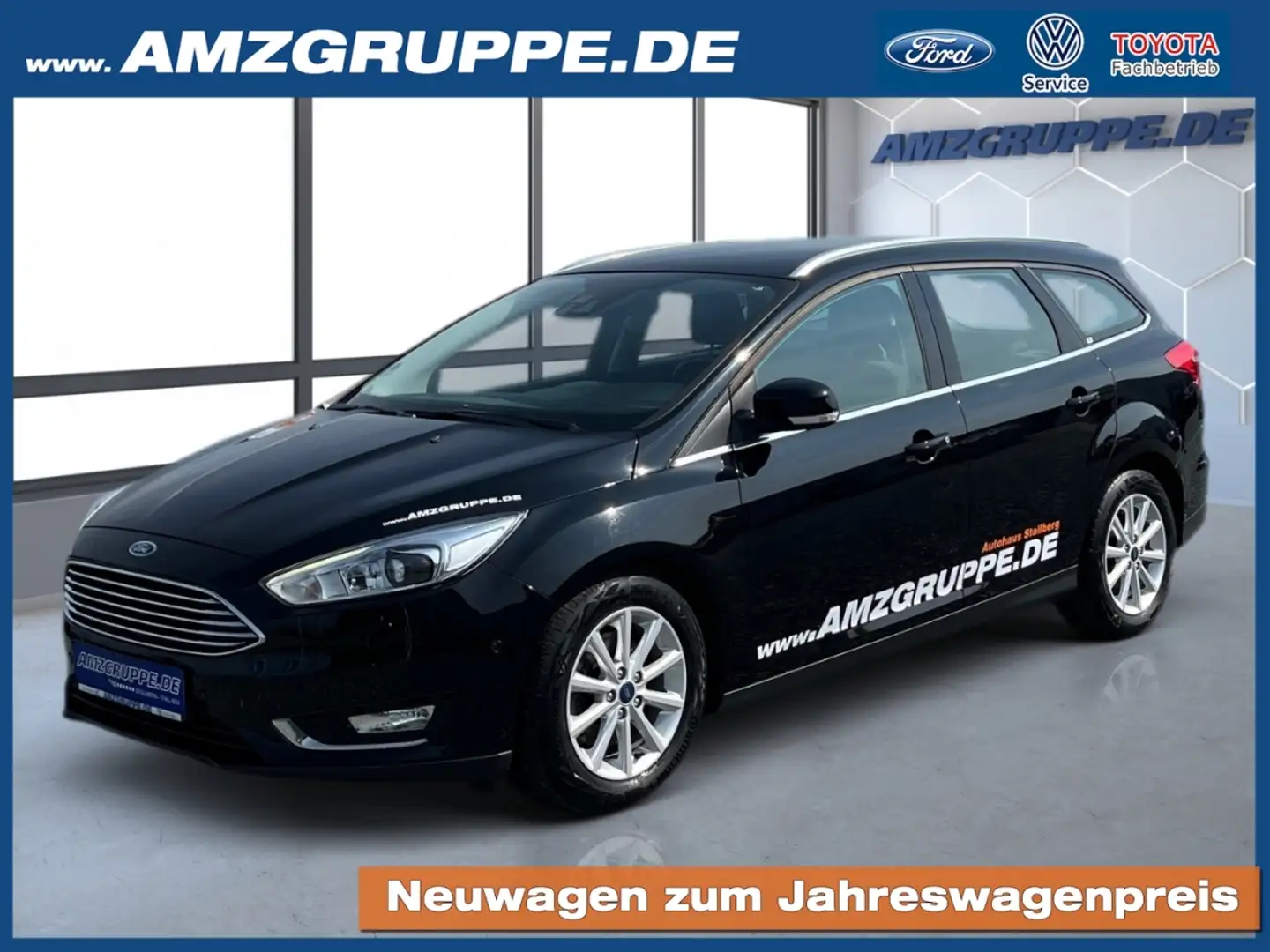 Ford Focus Turnier 2.0TDCi Titanium+Navi+Xenon+Kamera Zwart - 1