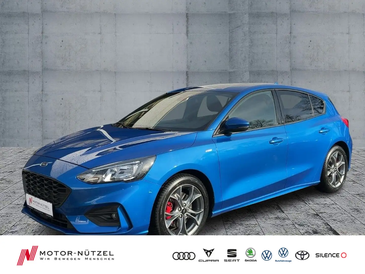 Ford Focus 2.0EcoBlue Aut. ST-LINE X LED+RFK+ERGO+AHK Blau - 1