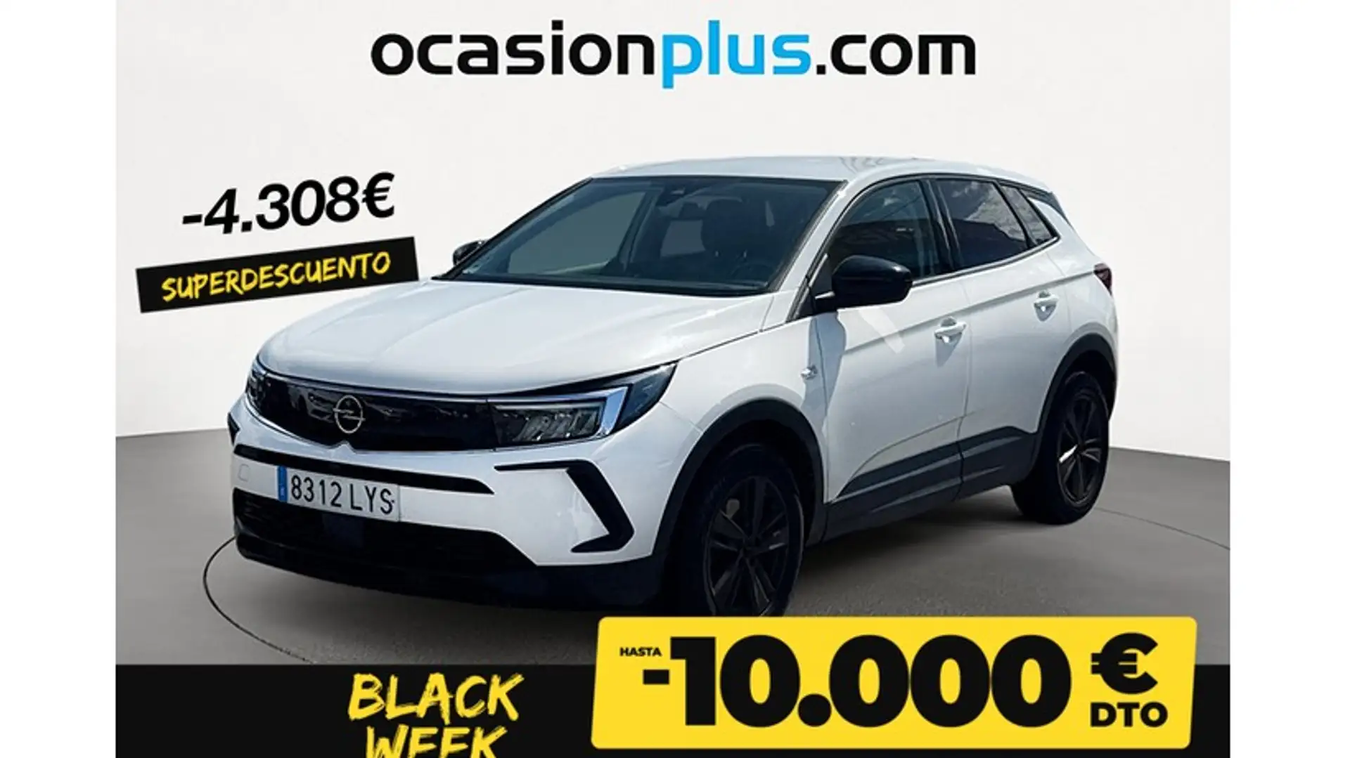 Opel Grandland 1.5CDTi S&S Business Edition Aut. 130 Weiß - 1