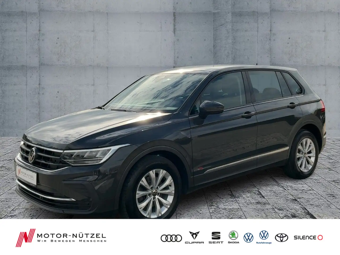 Volkswagen Tiguan 2.0 TDI DSG LED+NAVI+ACC+AHK+SHZ+DAB+17" Grijs - 1