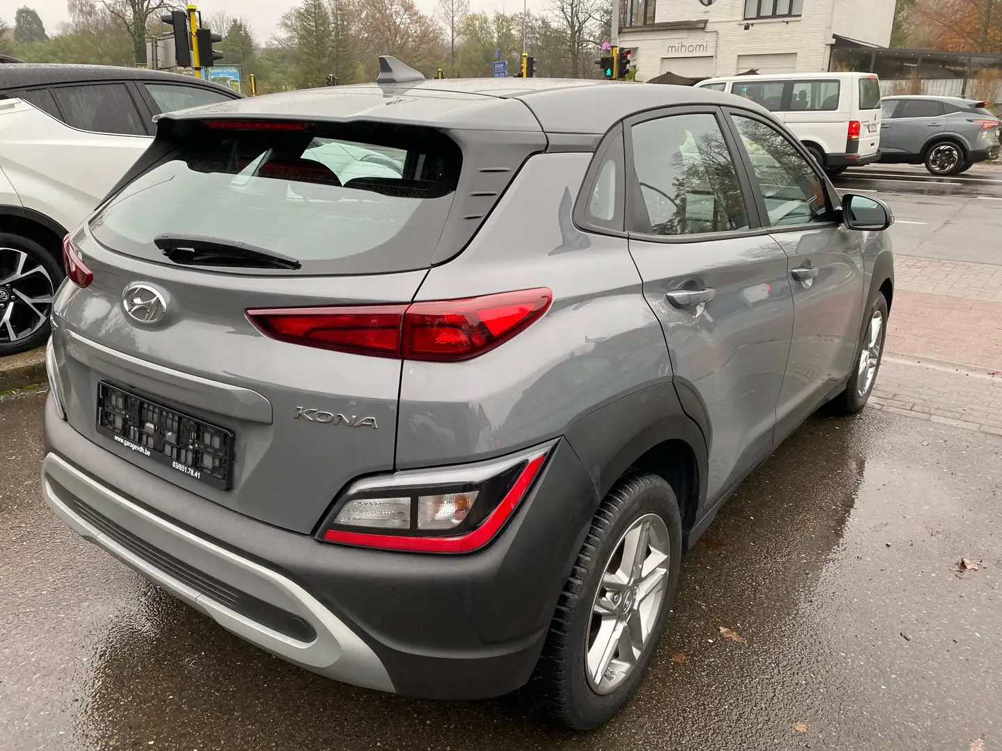 Hyundai KONA 1.0T -GDI AUTOMAAT MET GARANTIE EINDEJAARAKTIE-5% Grijs - 2