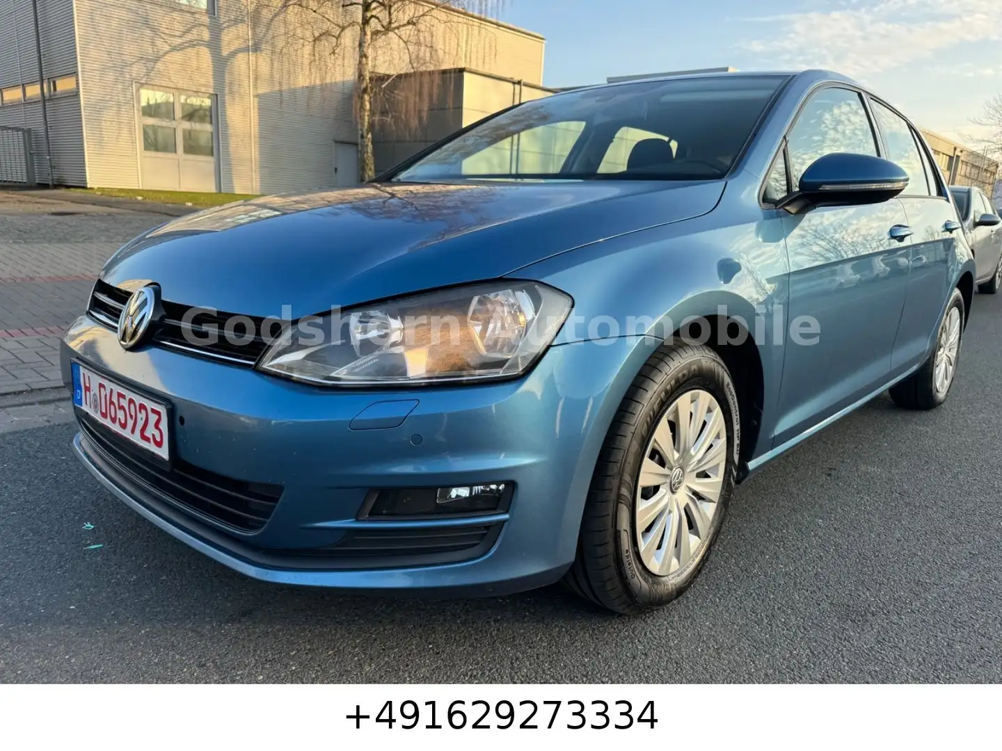 Volkswagen Golf VII Lim. 1 Hand/Navi/PDC/AHK Blu/Azzurro - 1