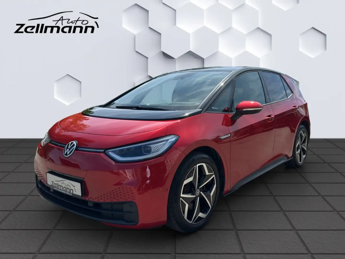Volkswagen ID.3 150 kW Pro Performance 62kWh brutto LED Matrix PDC Rot - 1
