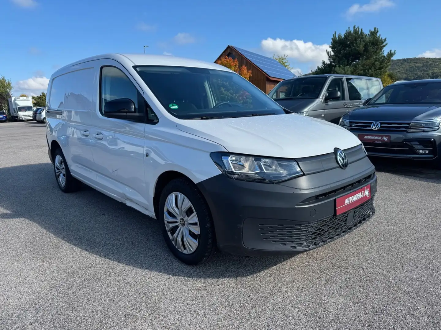 Volkswagen Caddy Cargo Maxi TGI Weiß - 2
