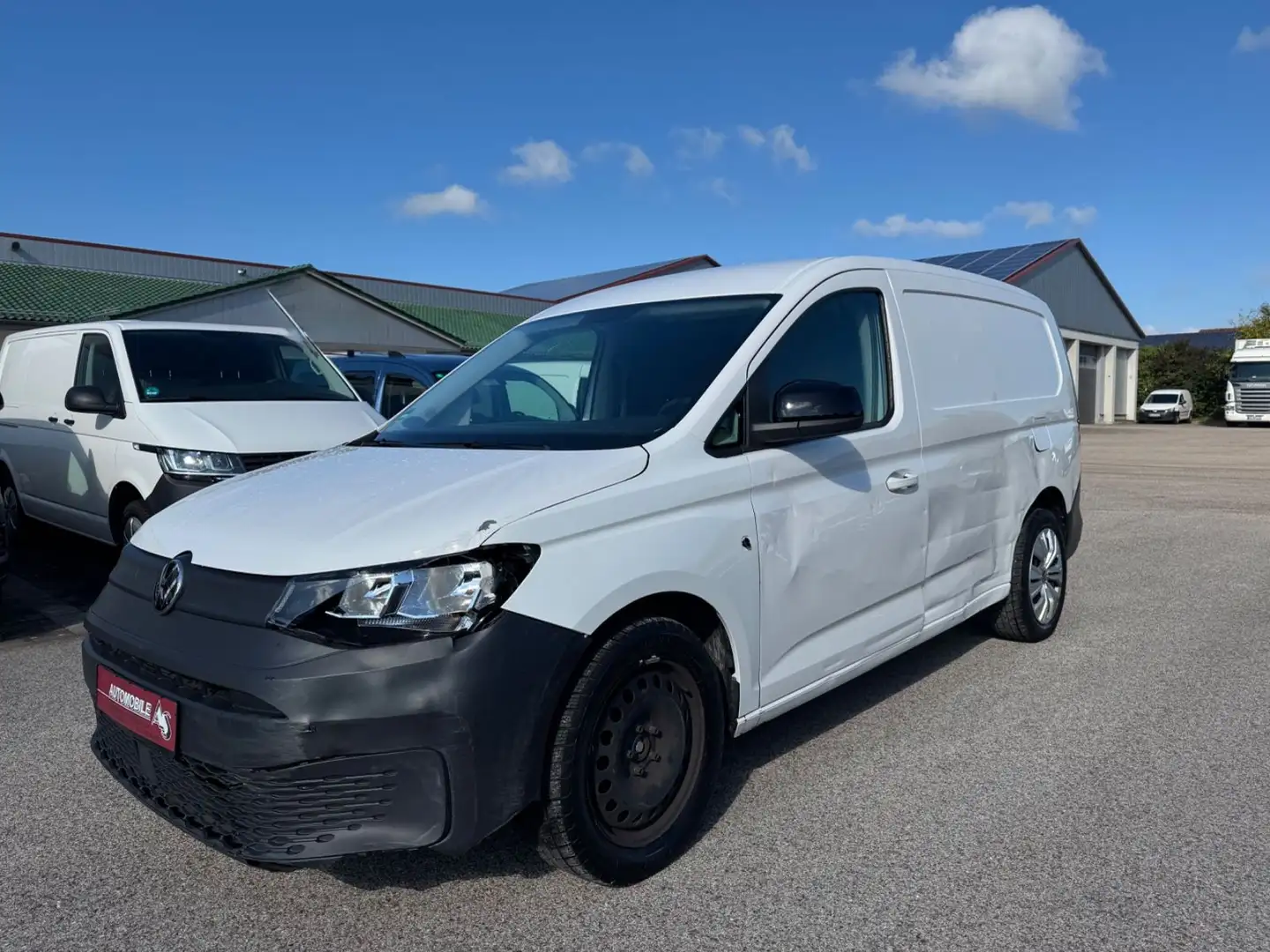 Volkswagen Caddy Cargo Maxi TGI Weiß - 1