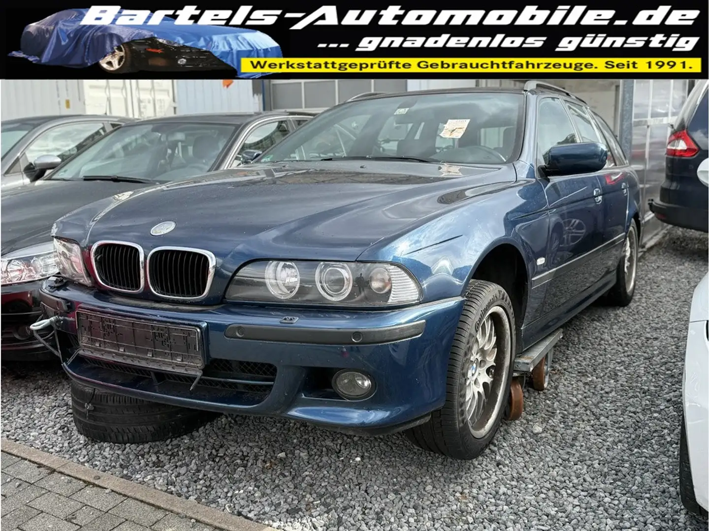 BMW 525 iA Touring M-Sport Paket, Xenon, Pano, Navi Blauw - 1