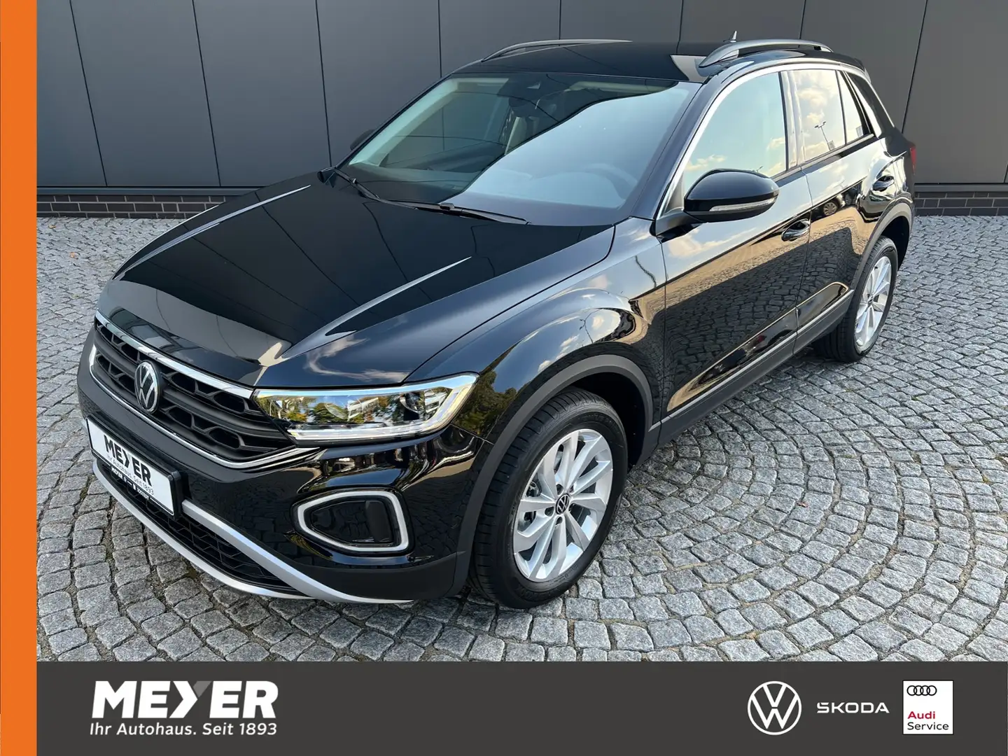 Volkswagen T-Roc Life 1.0 TSI *LED, ACC, Kamera, 17''-LM* Schwarz - 1