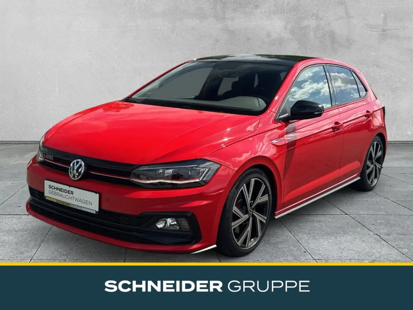 Volkswagen Polo VI GTI EINPARKHILFE+KLIMAAUTOMATIK+NAVI+LED Rot - 1