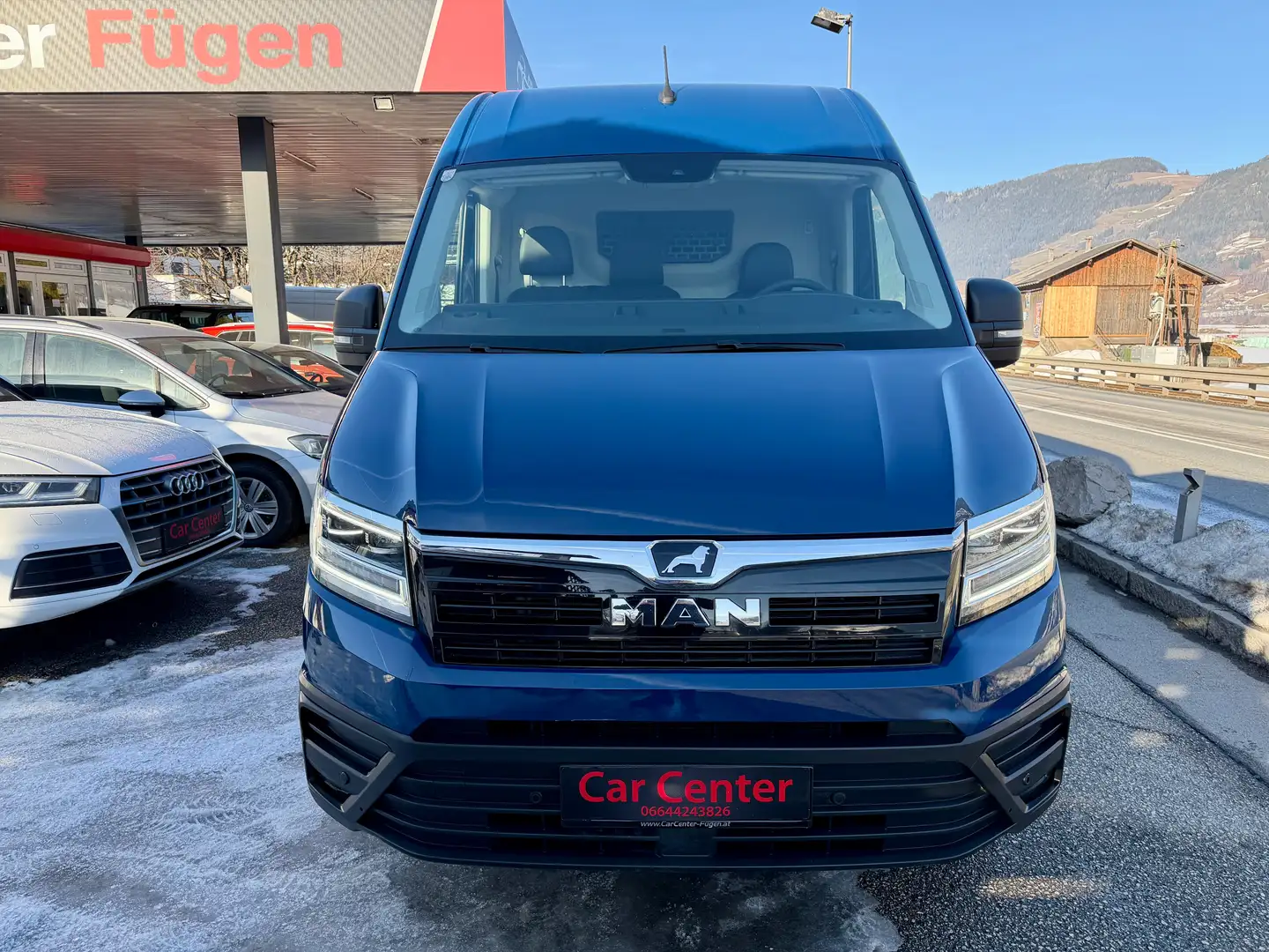 MAN TGE 3.180 L4H3 Kasten 4x4 1. Besitz Bleu - 2