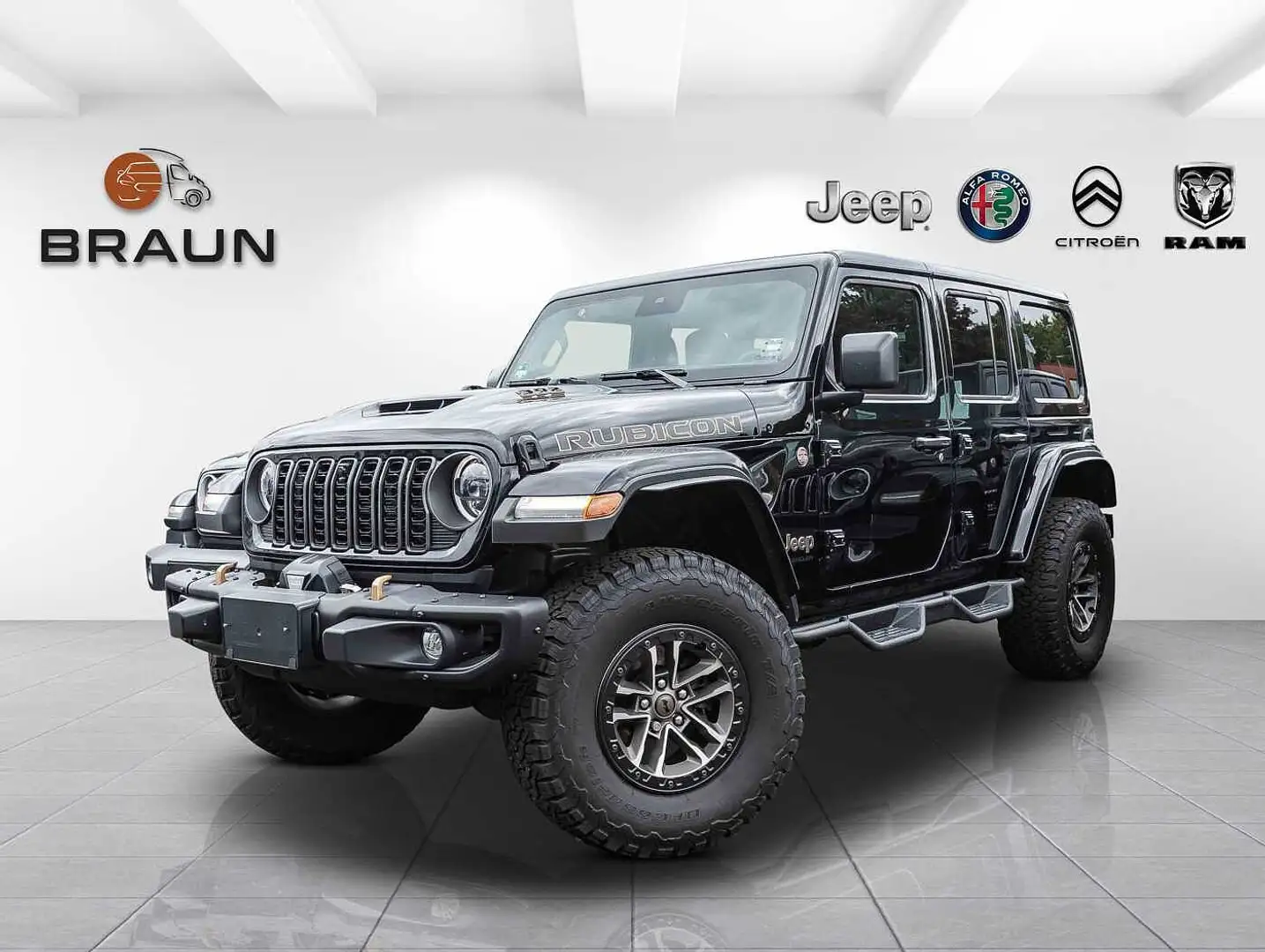 Jeep Wrangler Rubicon 392 6.4l V8 M24 WARN Zwart - 1