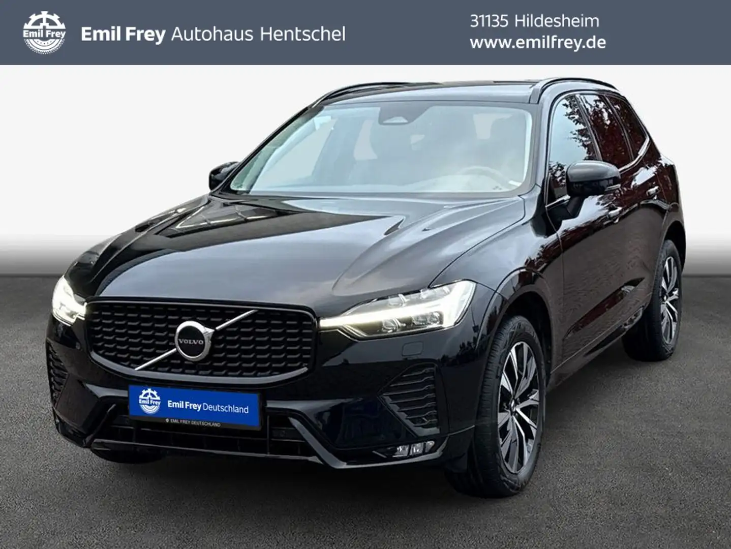 Volvo XC60 XC60 B4 D Plus Dark Zwart - 1