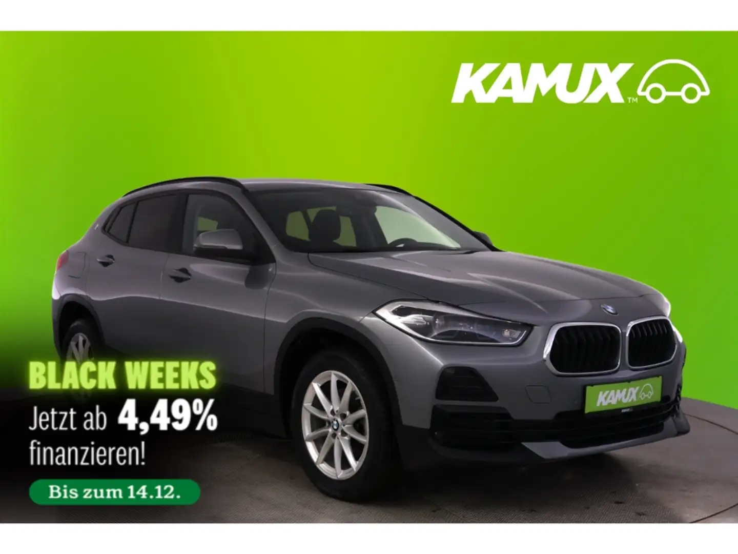 BMW X2 18i sDrive Steptronic Advantage+LED+NAVI+SHZ Grigio - 1
