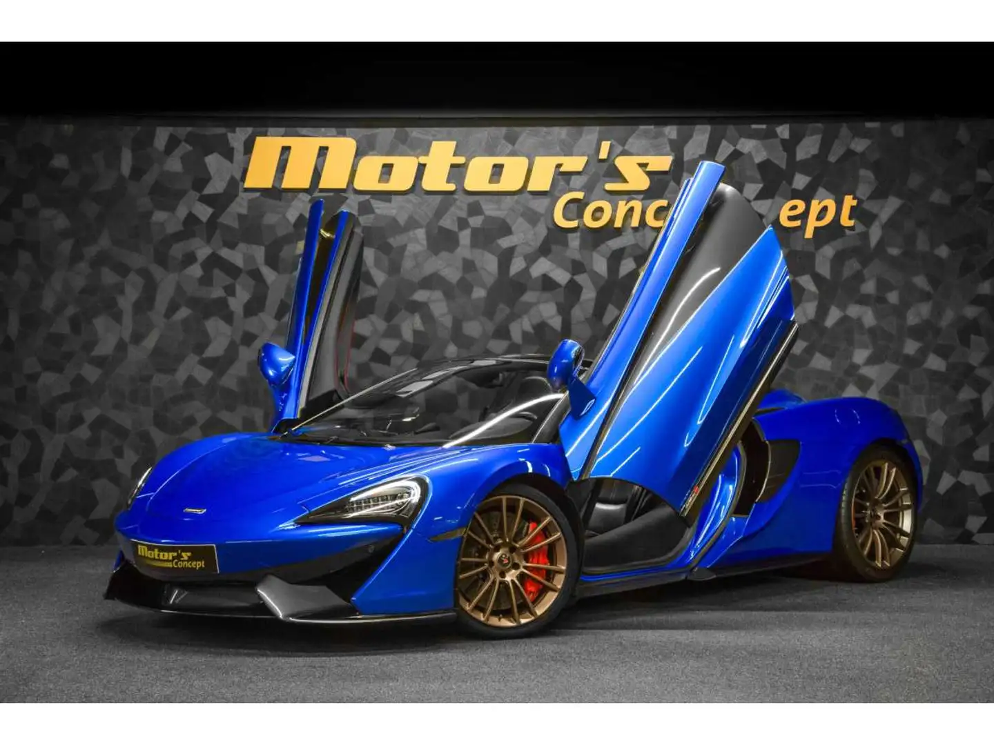 McLaren 570S Spider 3.8 V8 Bleu - 1