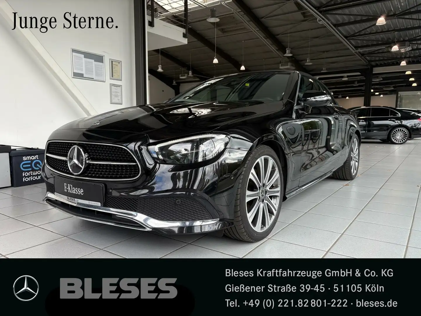 Mercedes-Benz E 200 E 200 Cabriolet Avantgarde+MBUX+LED+Kamera+Sound Noir - 1