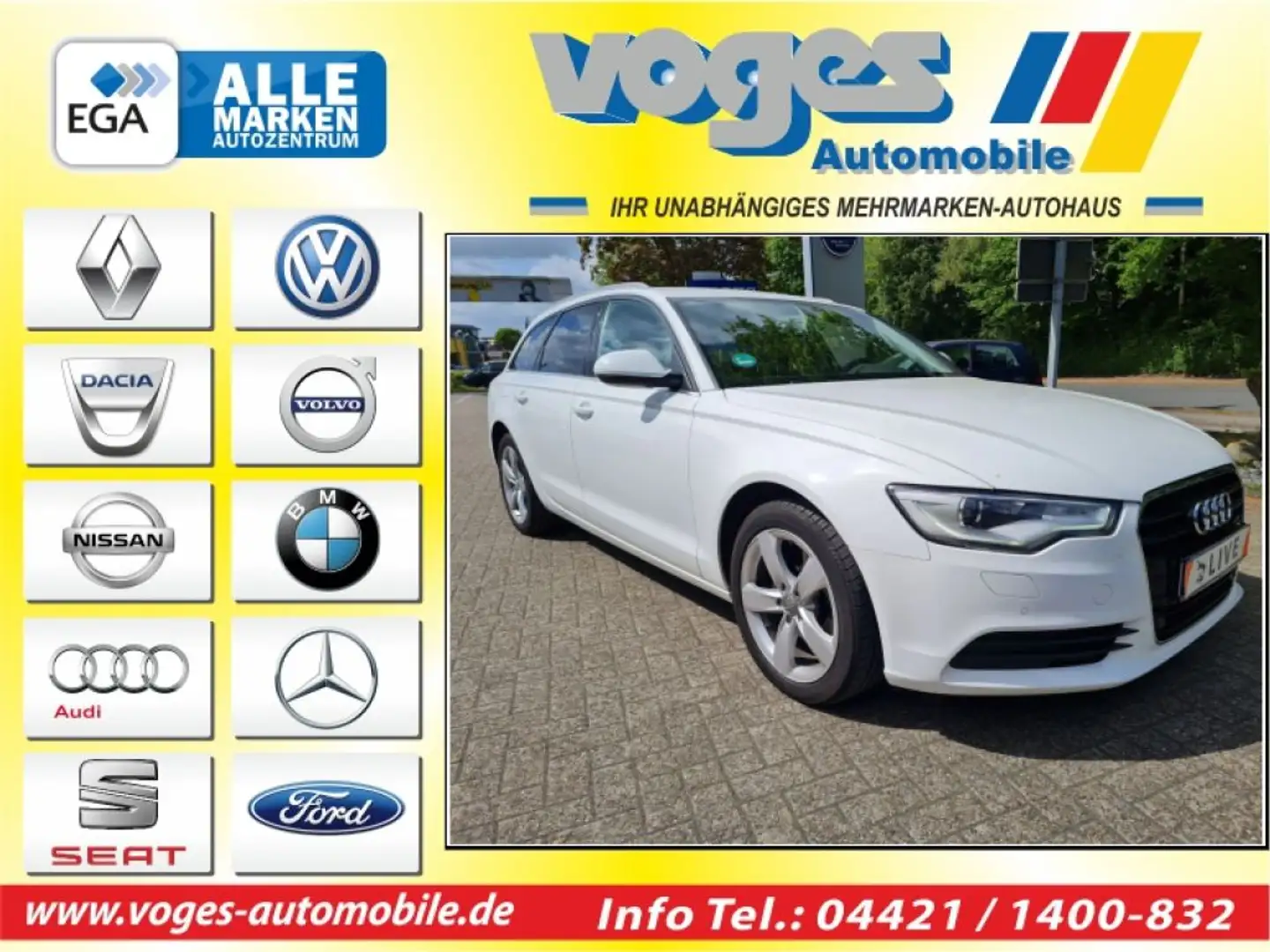 Audi A6 Avant 3.0 TDI DPF Weiß - 1