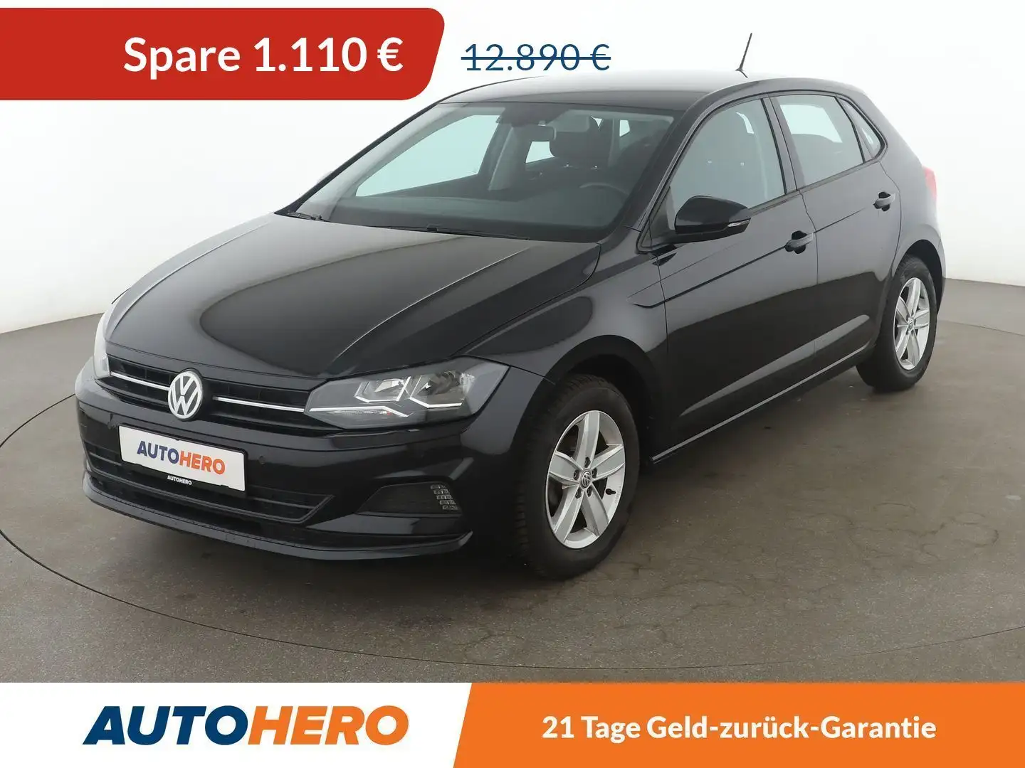 Volkswagen Polo 1.0 Comfortline*PDC*SHZ*LIMITER*KLIMA*GARANTIE* Schwarz - 1