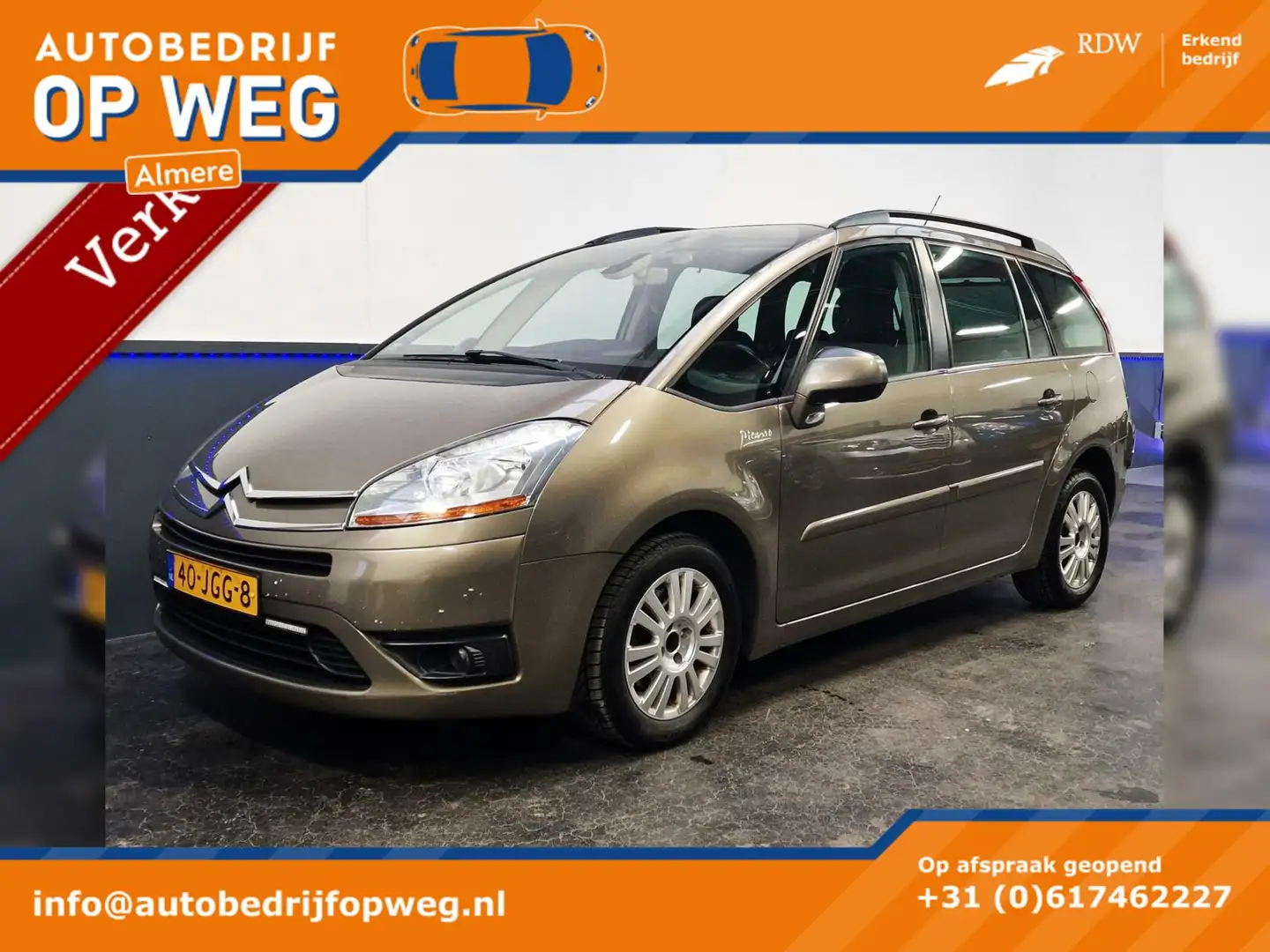Citroen Grand C4 Picasso 1.6 THP Ambiance 7pers VERKOCHT Marrón - 1